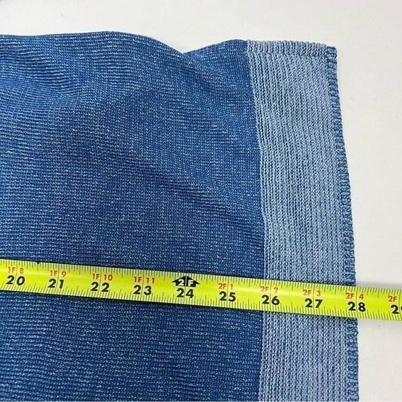 Chico’s Women’s Pullover Sweater Sz 3=Large Sz 16 Color Blue Stretch Cuff Sleeve - Picture 11 of 12